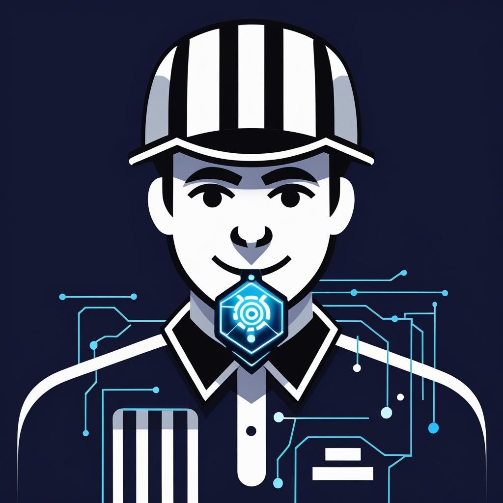 Professional cricket umpire using LexiSport AI technology during a match, demonstrating modern cricket officiating tools
